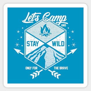 Let's Camp Sticker